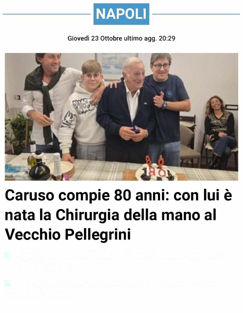 thumbnail of 80 compleanno del chirurgo Cecco Caruso