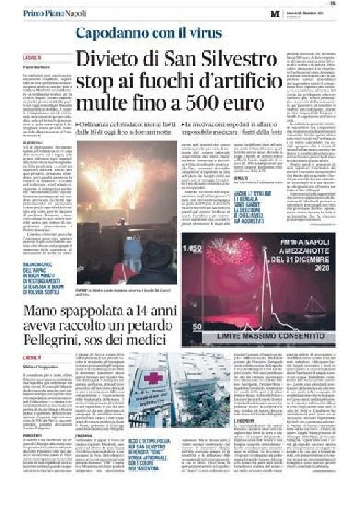 thumbnail of divieti per la notte di san silvestro stopo ai fuochi multe fino a 500 euro