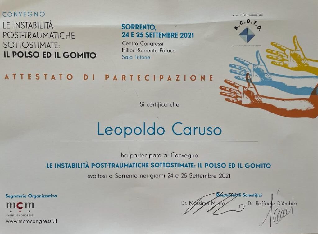 thumbnail of le instabilità post traumatiche